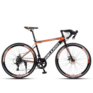 Curved Handlebar 700C Aluminum Disc Brake Mountain Bike with Shift System for Individual Use