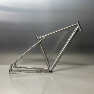 Custom Gravel Titanium Offroad Bike Frame for Integrated Head Set for 48c