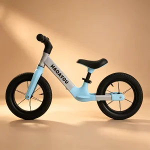 Custom Logo & Color Toddler Training Bicycle With High Carbon Steel Frame 12 Inch Tires Leather Cover Saddle And PP Parts