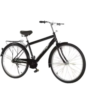 Custom Men’s Adult 26inch Bicycle Retro Style Big Wheels Single Speed Gears Steel Fork Hard Frame Elderly