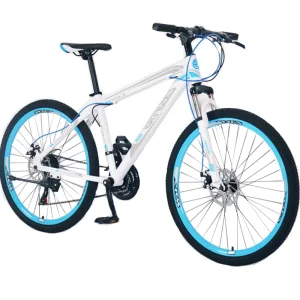 Custom Mountain Bikes with 21 Speed Special Design Steel Fork Disc Brake System Ordinary Pedal Type Widely Used