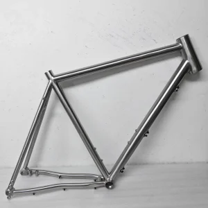 Custom built Titanium Gravel Bike Frame with Flat Mount Disc Brake