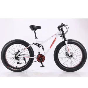 Customizable 26 Inches Bike Snow Full Suspension Mountain Bike Big Tire Fat Bicycle