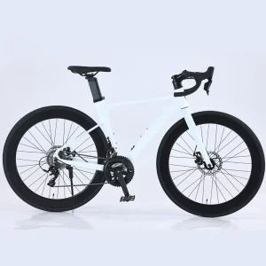 Customizable 700c Road Racing Bike with Double Disc Brakes for Men and Women