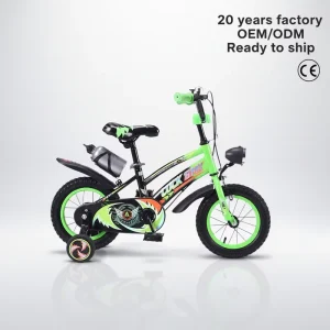 Customizable Children Bike 12 14 16 20 Inch with Light Training Wheels Bicycle Bici Infantil for 2-9 Years Old Kids