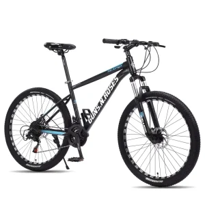 Customized 24 26 Inch 21 24 26 Speed Carbon Steel Mountain Bike Disc Brake Shocking Absorption Road Cycle Bikes for Adult