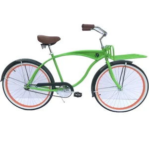 Customized 26-Inch Cruiser Beach Bicycle Lightweight with Rear Foot Brake Standard Pedal Cross Border Export by Manufacturer