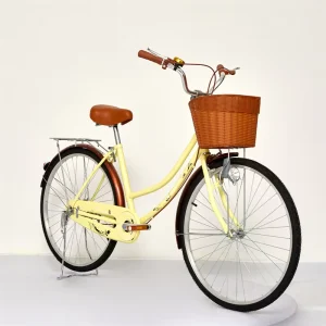 Customized 26″ Steel Single Speed Cruiser City Bike Classic Style Factory Good Quality Summer Bike Girls City Bike