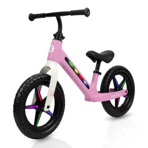 Customized Balance Bike with Luminous Frame Height Adjustable Kids Balance Bike(Not Retail)