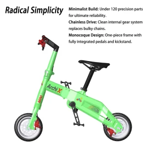 Customized DIY 8.5 Inch Ultra light Small wheel Electric Bicycles Made From Carbon