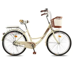 Customized Women 24 Inch Single Speed High Quality Price Lady Bicycles for Adults City Bike for Sale