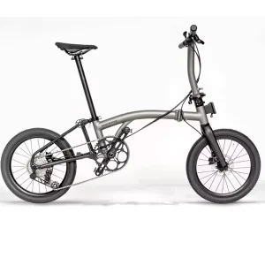 D10 Trifolding Bike 18″ 8.5kg T800 Carbon Fork 10-Speed Hydraulic Disc Brake Ultralight Folding Bicycle