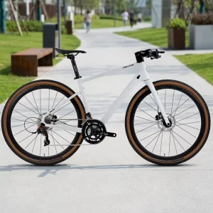 DFQ High Quality Gravel V1 Carbon Fibre Gravel Bike 24 Speed Hydraulic Disc Brakes High Modulus Frame 700c Aluminum