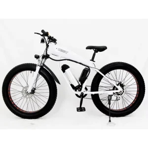 DISIYUAN 26″ Inch Fat Tire E Bike 48v 10AH Battery Mountain Ebike 7Speed Hydraulic Disc Brake Electric Bicycle