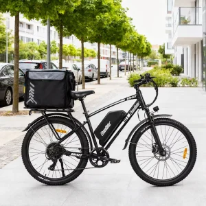 DM427 27.5Inch Gravel Electric Bicycle 48V 27Ah Lithium Battery Hydraulic Brakes E Bike for Food Delivery