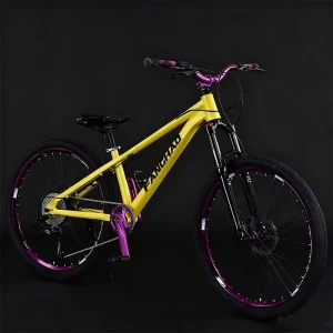 Dirt Jump 26 Inch Lightweight Aluminum Alloy Mountain Bike Easy Control Durable Portable BMX