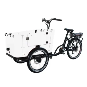 Dutch EU Warehouse 3 Wheel Bicycle With Cargo Box Front Loading Cargo Tricycle Electric and Manual Version Cargo Bike