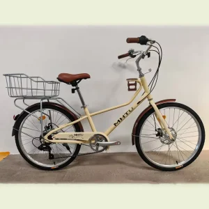 Dutch Handlebar Commuter Bike Women Daily Travel Bike Stylish Photo Ladies Pedal Bike 24 inch Princess Style Women City Bicycle