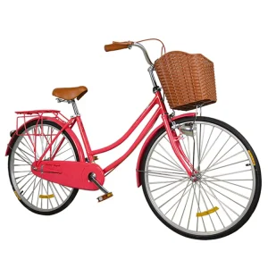 Dutch Pink Cruiser Bike Women Classical 28″ Adult Bicycle for High Quality
