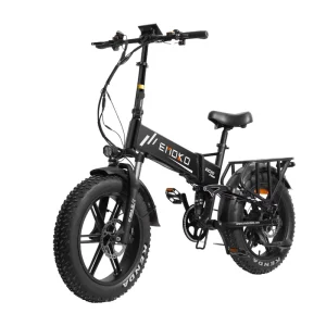 EC20 Electric Bike with Removable Battery 20inch Fat Tire Ebike for Urban Commuting and Outdoor Riding