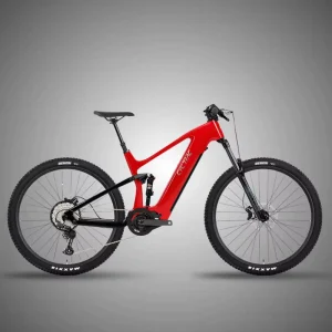 EM10 Electric Mountain Bike Carbon Fiber 160mm Air Fork 500W Electric Mountain Bike for Downhill Mountain Racing