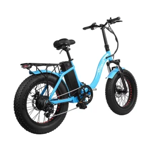 EU Stock Electric Folding Bikes 250Watt E Bikes 25KM/H Fat Tire Electric Bicycles Low Frame Electric City Bikes for Ladies