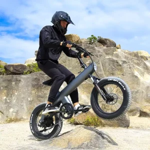 EU USA Warehouse 20 Inch Sports Folding Electric Bike 500w 750 Watt Ebike Fatbike Full Suspension E Mountain Bike for Adults
