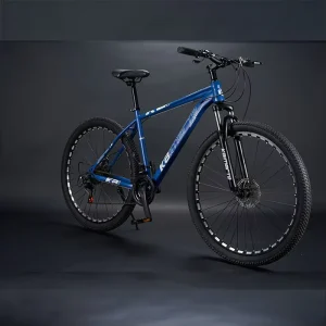 EU Warehouse 29ers Full Suspension MTB Frame Solid Axle MTB Hub Carbon Rim Bars Hybrid Cycle for Men Solid Mountain Bike