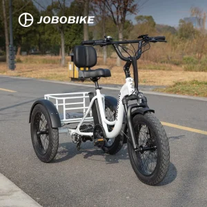 EU Warehouse Hydraulic Brake Shock Absorption Front Fork LG720Wh Battery 150kg Capacity Electric Cargo Fat-tire Bike Rear Basket