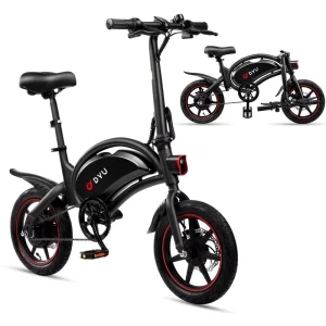 Ebike DYU D3F 250W 25km/h Off Road Folding Electric Bike City Road Bicycle E Bike EU UK US Warehouse