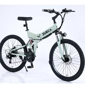 Ebike Electric Bicycle New Energy Endurance 26-inch Folding Mountain Front Suspension Double Disc Brake Shock Lithium Battery