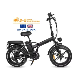 Ebike V9 Foldable Dirt Full Suspension 250W Fat Tyre City Folding Electric Mountain Bikes