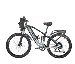 Electric Assist Bicycle Soft Tail Shock Absorption Dual 45A Battery Ultra Long Range E-bike for Daily Commuting & Urban Travel