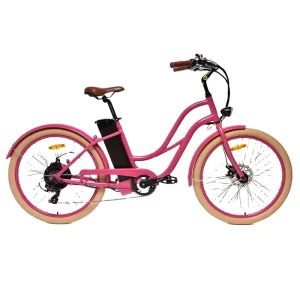 Electric Beach Cruiser in Stock 26inch Electric City Bike E Beach Cruiser for Adult