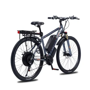 Electric Bicycle 1000W 13AH Small Powered Ultra Light Lithium Rear Hub Motor Disc Brake Steel Frame