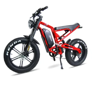 Electric Bicycle 1200W 48V Removable Battery Dual Suspension All-Terrain Commuter Electric Dirt Bike