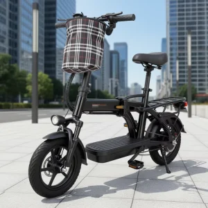 Electric Bicycle Smart Folding Moped E bike Retro Adult Folding Electric Bike