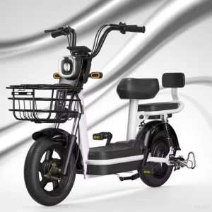 Electric Bicycle Two wheel Battery powered Vehicle Pedal assisted Bike