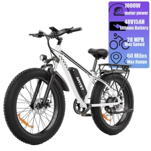 Electric Bike 1000W Fat Tire Electric Bicycle 48V 15AH E Bike City Road Mountain EBike for Adult