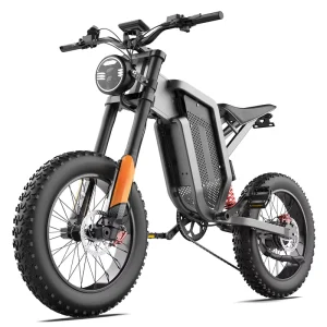 Electric Bike for Adults X20 Men’s Cross-Country Mountain Bicycle 20 Inch Off-Road Tyre Aluminum Alloy Frame Double Suspension