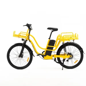 Electric Cargo Bike 500 W 48V Motor 15ah Lithium Battery 26″ Wheel Alloy Aluminum Frame Electric Bike for Delivery