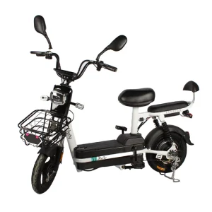 Electric City Bike for Adults Colorful Digital E Bike with Brushless Motor Dual Suspension Integrated Battery