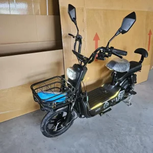 Electric City Bike with 48V Battery and Practical Frame Design for Adult Commuters