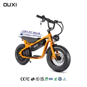 Electric City Road Mountain Bike 250W Electric Bike Electric Fat Tire Mini Kid Bike S73