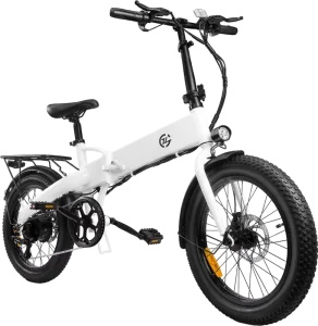 Electric Folding Bike Factory 48V 500W Motor Fat Tires 20″ Aluminum Frame Lithium Battery Foldable Removable Battery