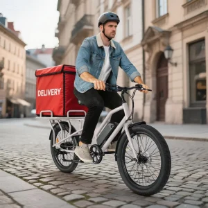 Electric Long Tail Cargo Bicycle 250W Motor Lithium Battery Fat Tires Hydraulic Disc Brakes for Family Urban Transport