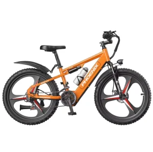 Electric Mountain Bike Equipped With a 350W Rear Hub Motor 21 Speed Aluminum Frame 48V Lithium Battery and Disc Brake System