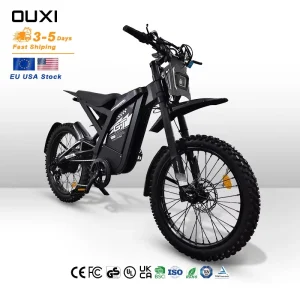 Electric Mountain Bike Fat Tire Disc Brake Lithium Battery 7-Speed Aluminum Alloy Brushless Dirt Bike GT2000