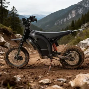 Electric Mountain Bike with Full Suspension Steel Frame Rear Hub Motor 48V Lithium Battery Disc Brake Electric Racing Motorcycle
