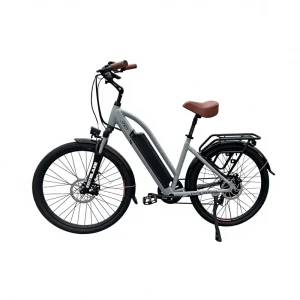 Electric Road City E-Bike for Women 27.5 Inch 48V 250W 15Ah Removable Battery 7 Speed Mountain Commuting with LCD Display